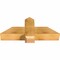 Ekena Millwork Eugene Rough Sawn Timber Gable Bracket, Western Red Cedar, 36"W x 15"H x 6"D x 6"F, 10/12 Pitch GBW036X15X0606EUG00RWR - alternate 5